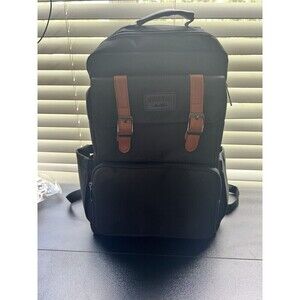 NWT YALUNDISI Vintage Backpack Travel Laptop Backpack with usb Charger